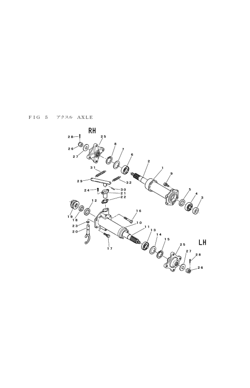 ミッション FIG5 アクスル