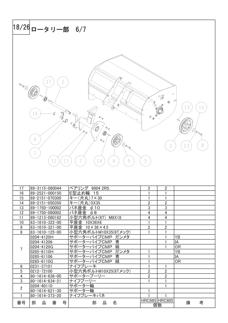 ロータリー部 6/7