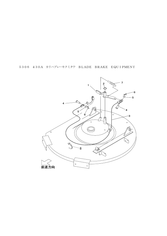 本体 FIG31 刈刃ブレーキ