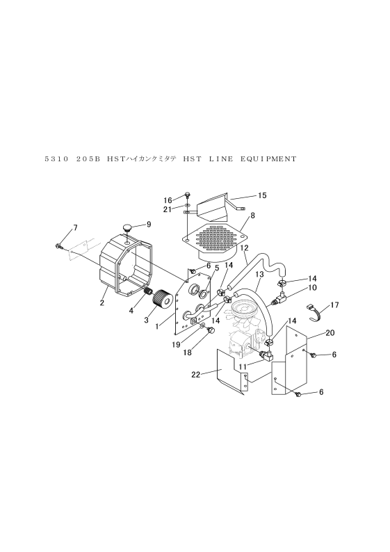 本体 FIG10 HST配管