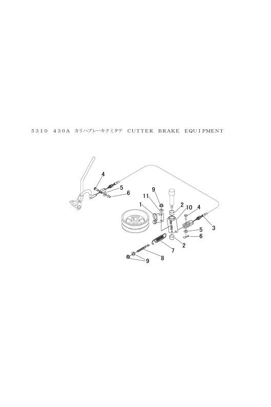 本体 FIG33 刈刃ブレーキ
