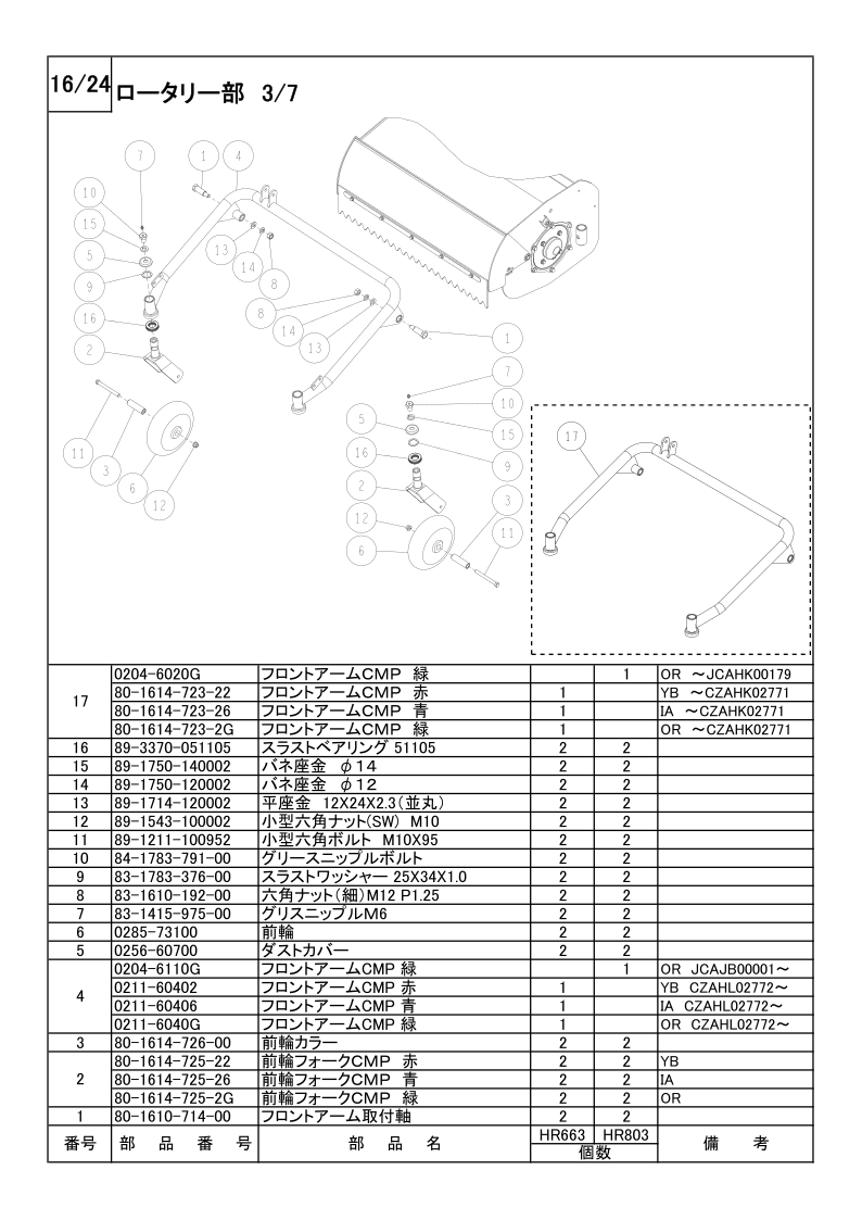 ロータリー部 3/7