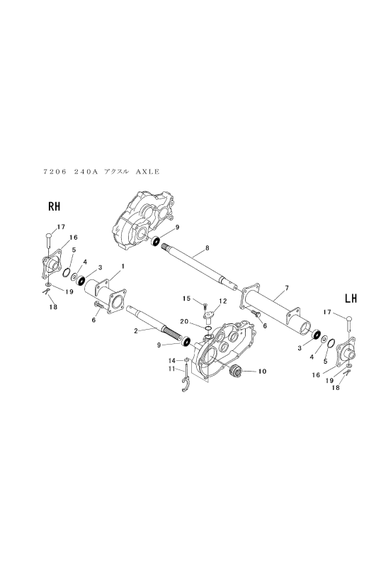 ミッション FIG7 アクスル