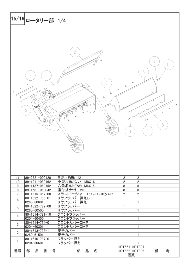 ロータリー部 1/4