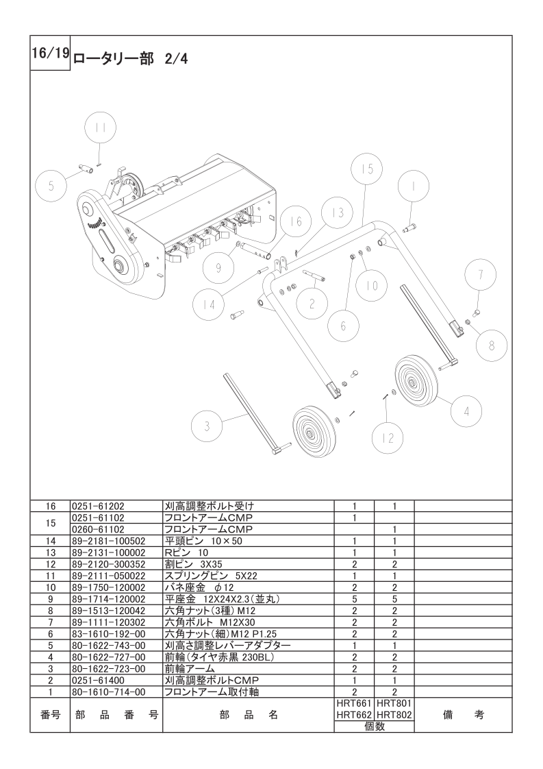 ロータリー部 2/4