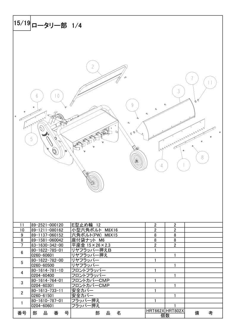 ロータリー部 1/4