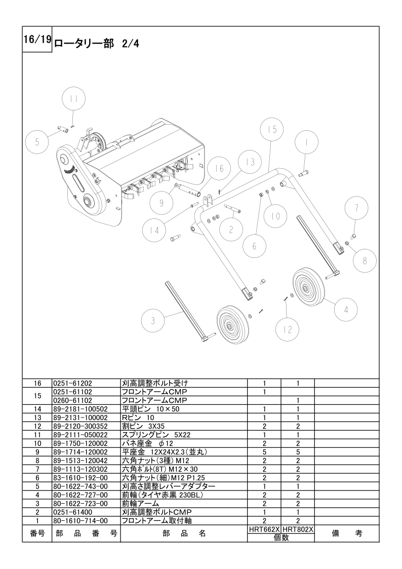 ロータリー部 2/4