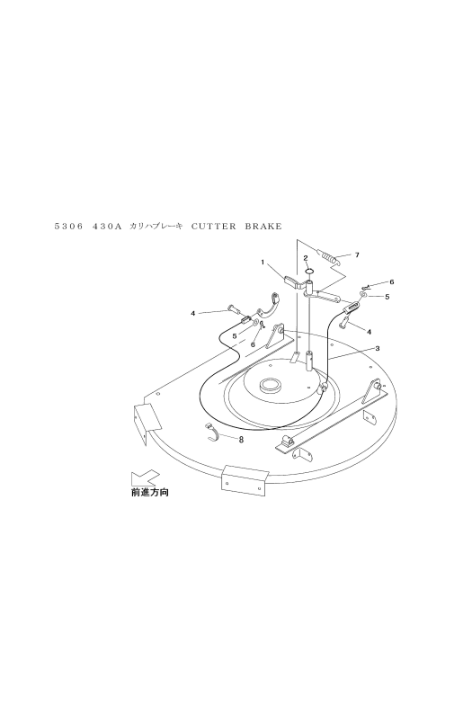 本体 FIG23 刈刃ブレーキ