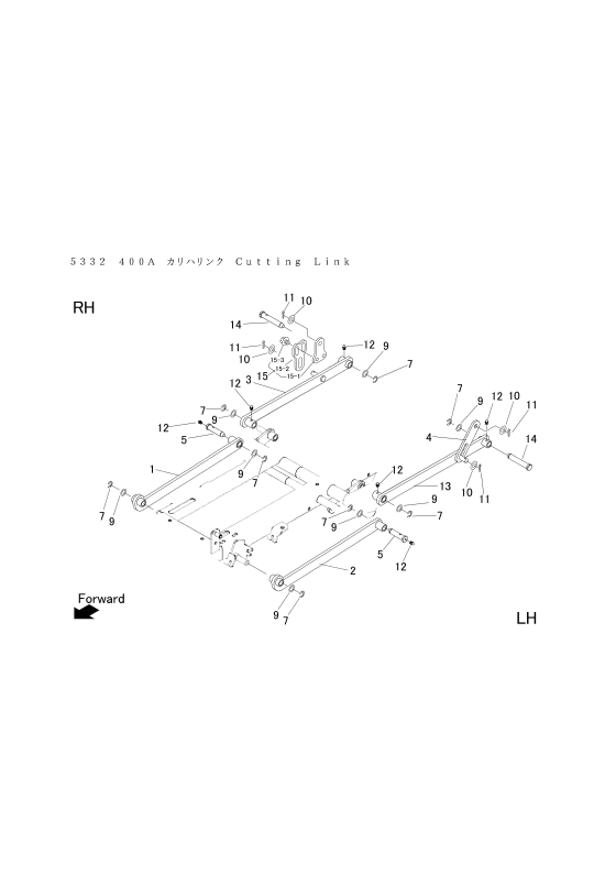 本体 FIG35 刈刃リンク