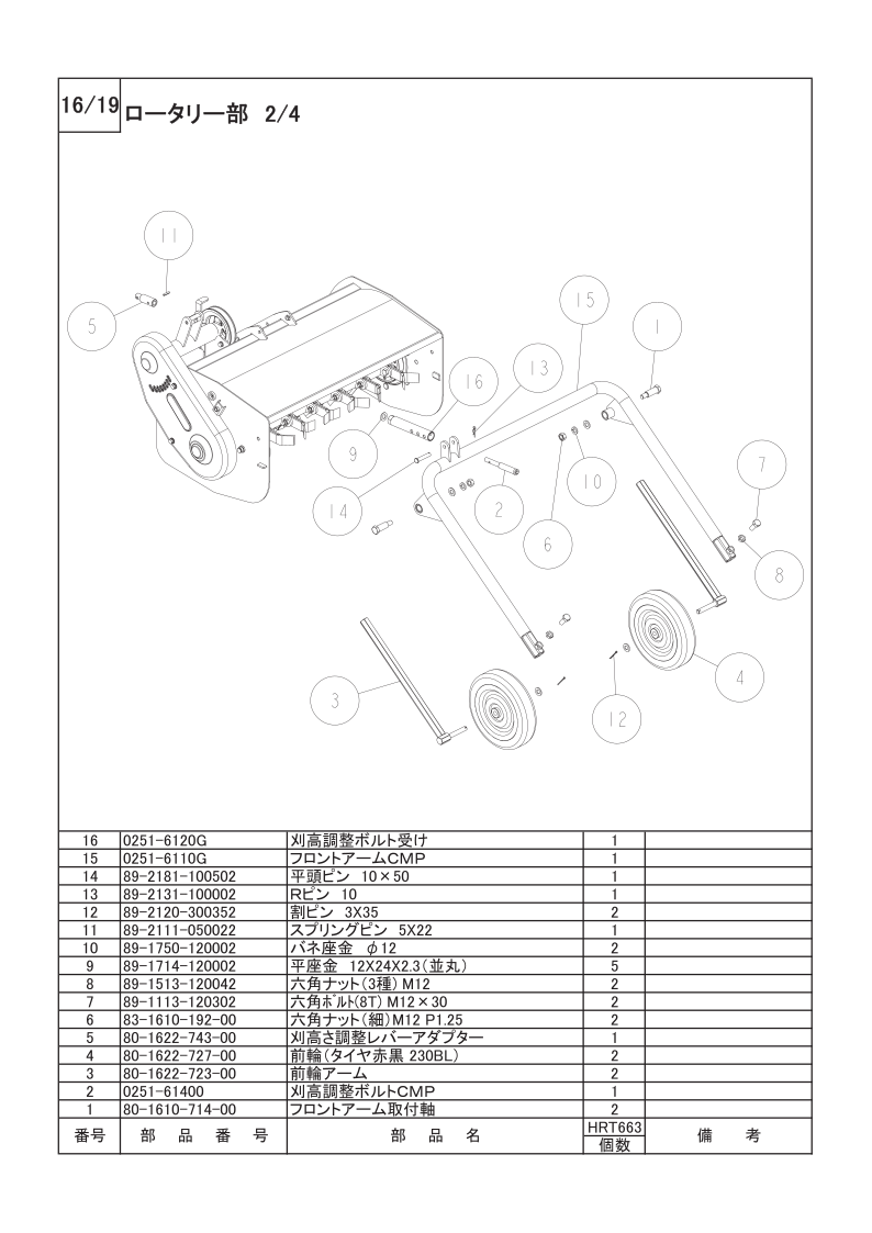 ロータリー部 2/4