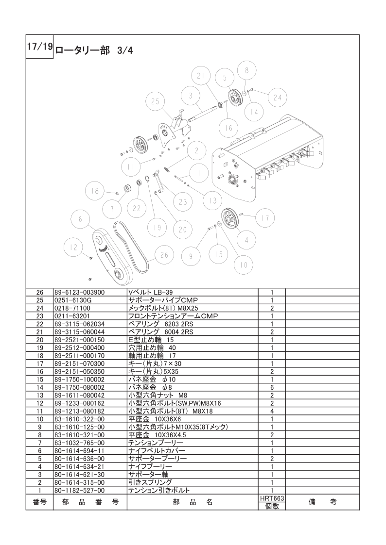 ロータリー部 3/4