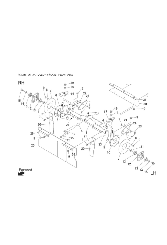本体 FIG11 フロントアクスル