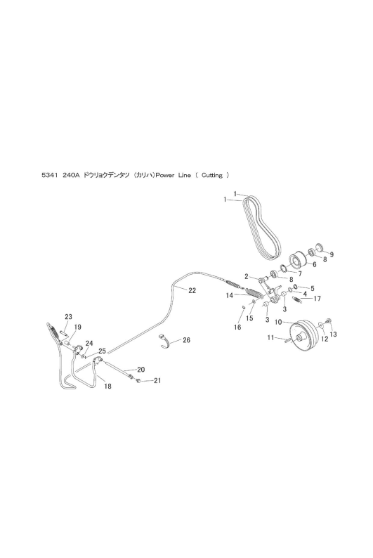 本体 FIG15 動力伝達(刈刃)