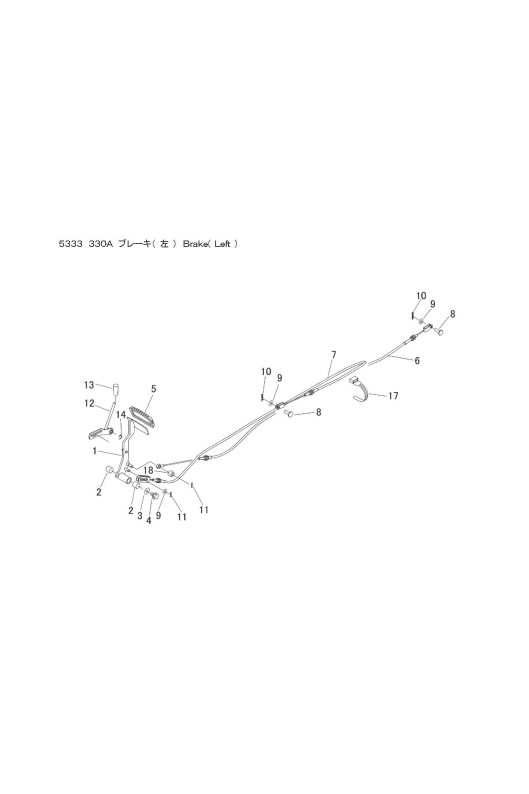 本体 FIG22 ブレーキ(左)