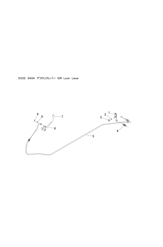 本体 FIG23 デフロックレバー