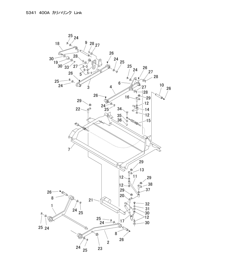 本体 FIG25 刈刃リンク