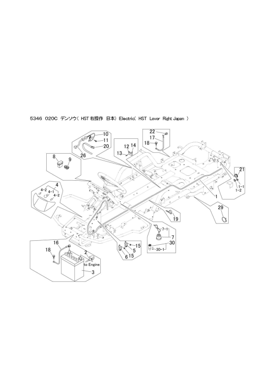 本体 FIG6 電装(HST右操作 日本)
