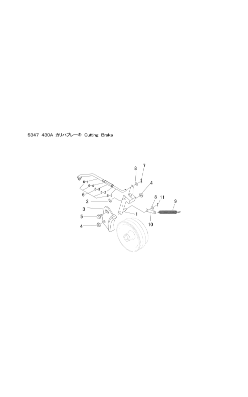 本体 FIG41 刈刃ブレーキ