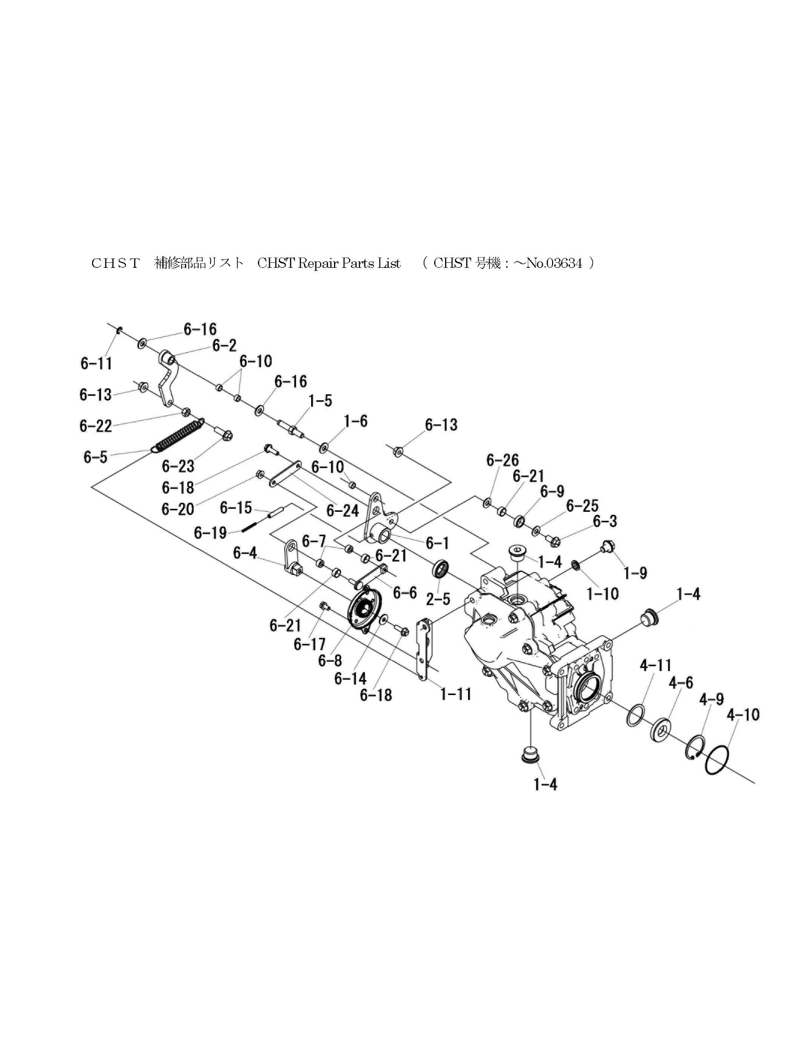 CHST 補修部品 FIG1 ～NO.03634