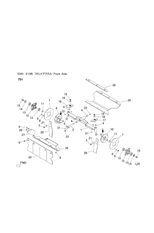 本体 FIG9 フロントアクスル