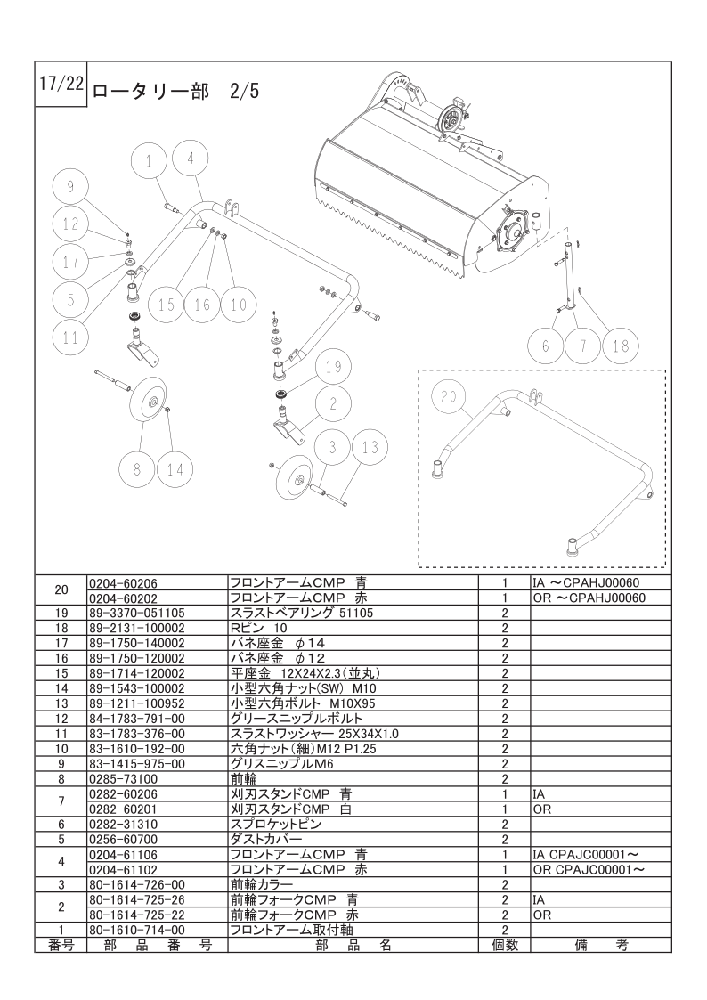 ロータリー部 2/5
