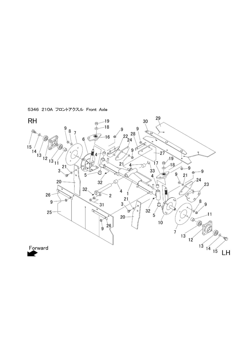 本体 FIG11 フロントアクスル