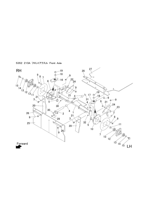 本体 FIG11 フロントアクスル