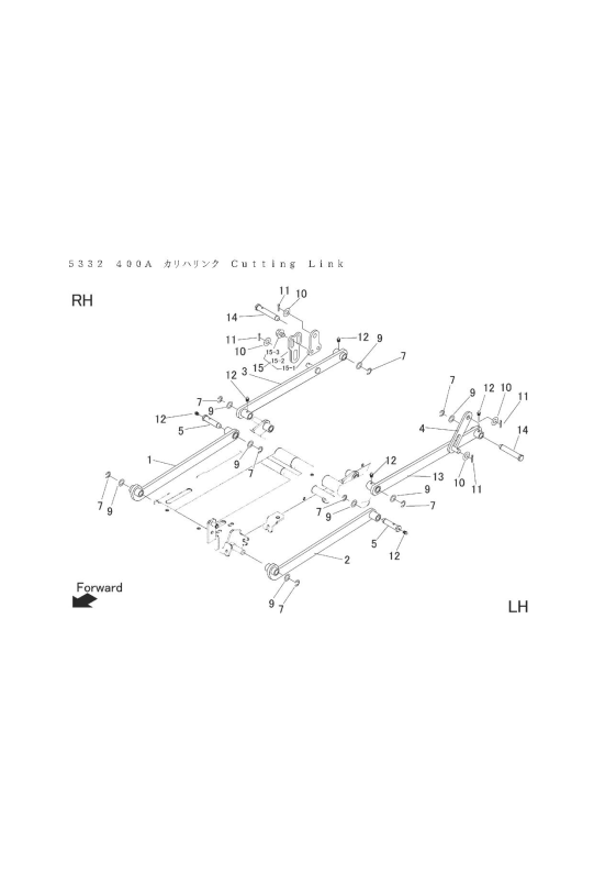 本体 FIG26 刈刃リンク