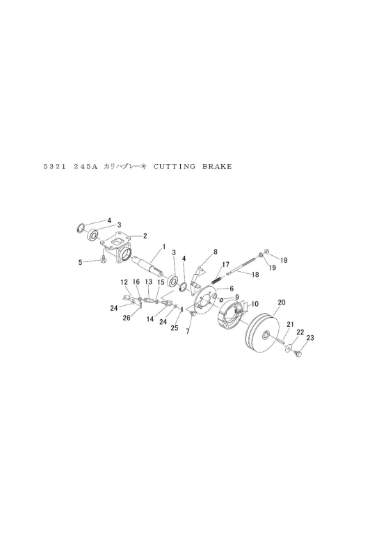 本体 FIG21 刈刃ブレーキ