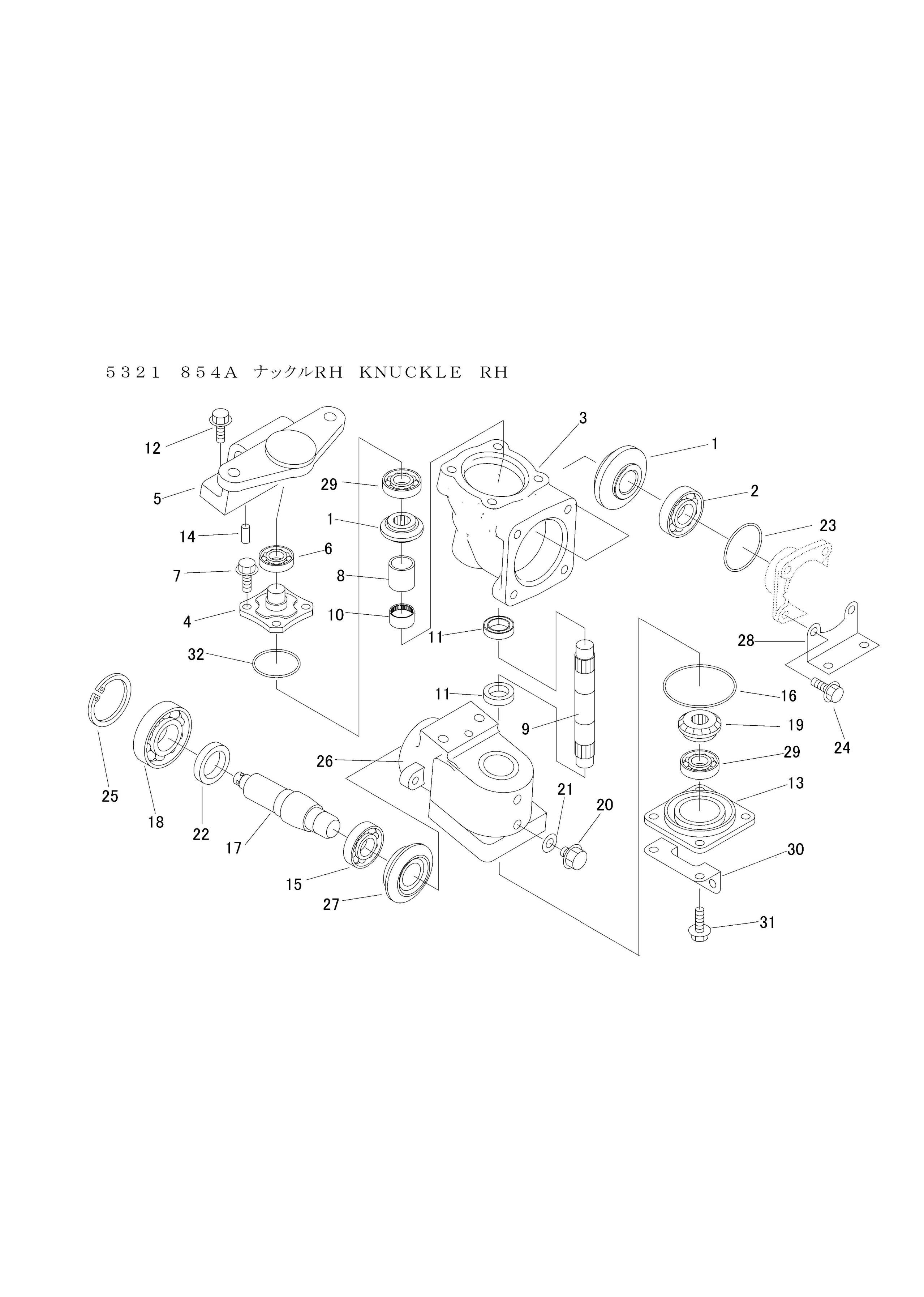 フロントデフ FIG4 ナックルRH