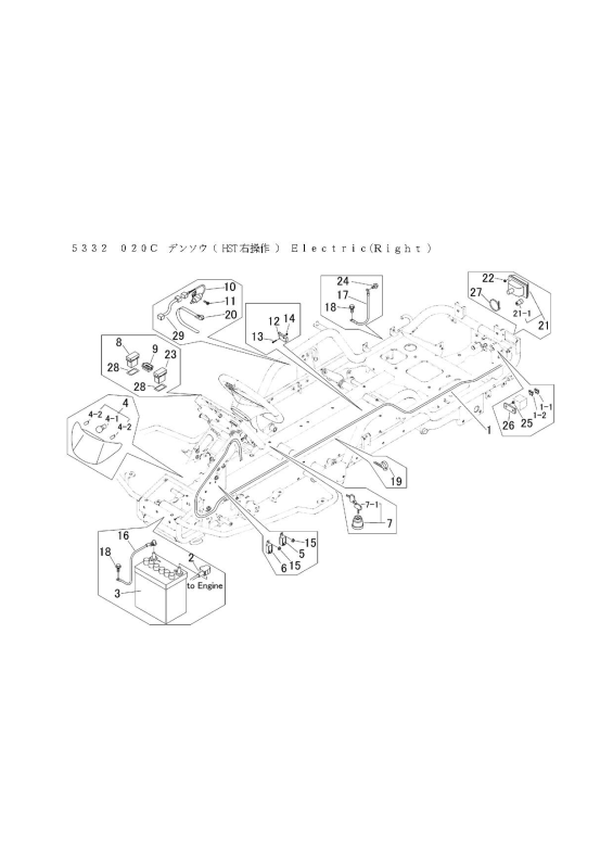本体 FIG6 電装(HST右操作)