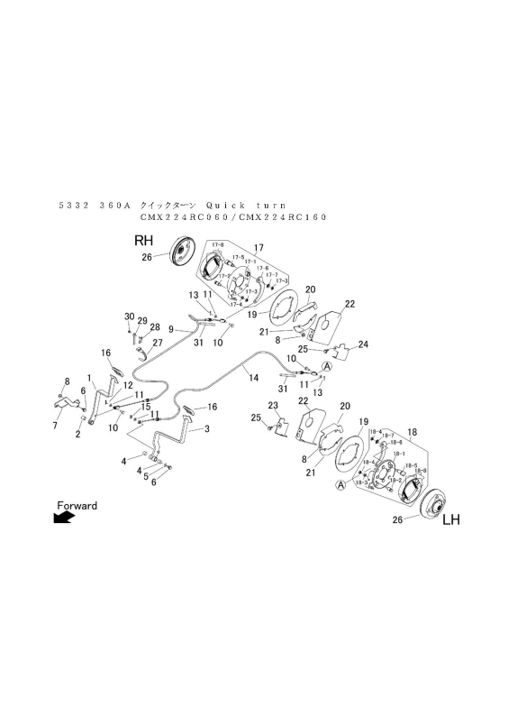 本体 FIG35 クイックターン CMX224RC060/CMX224RC160