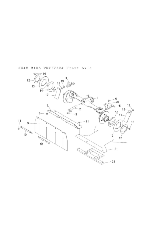 本体 FIG11 フロントアクスル