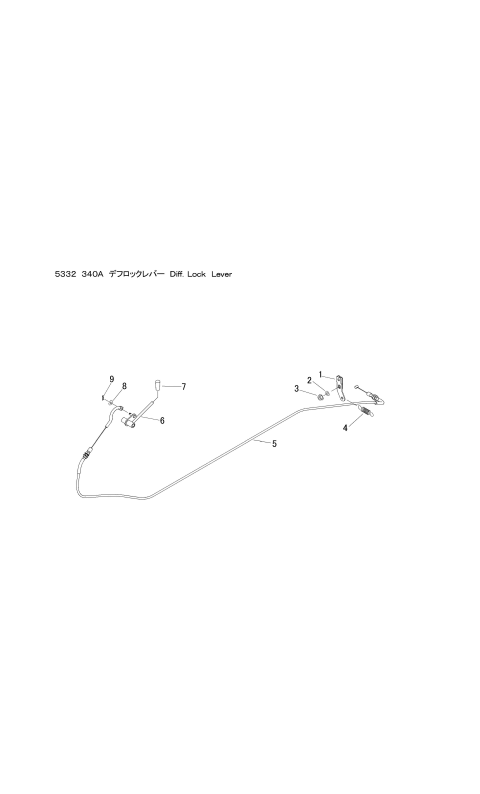 本体 FIG24 デフロックレバー