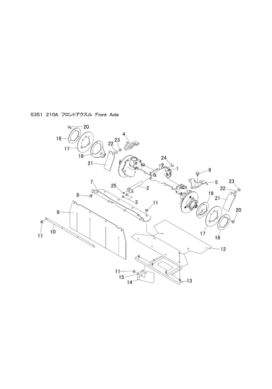 本体 FIG15 フロントアクスル