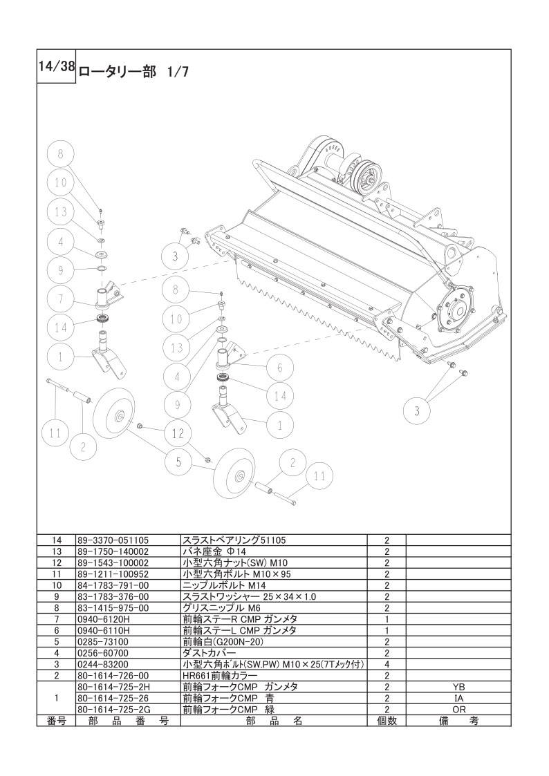 ロータリー部 1/7