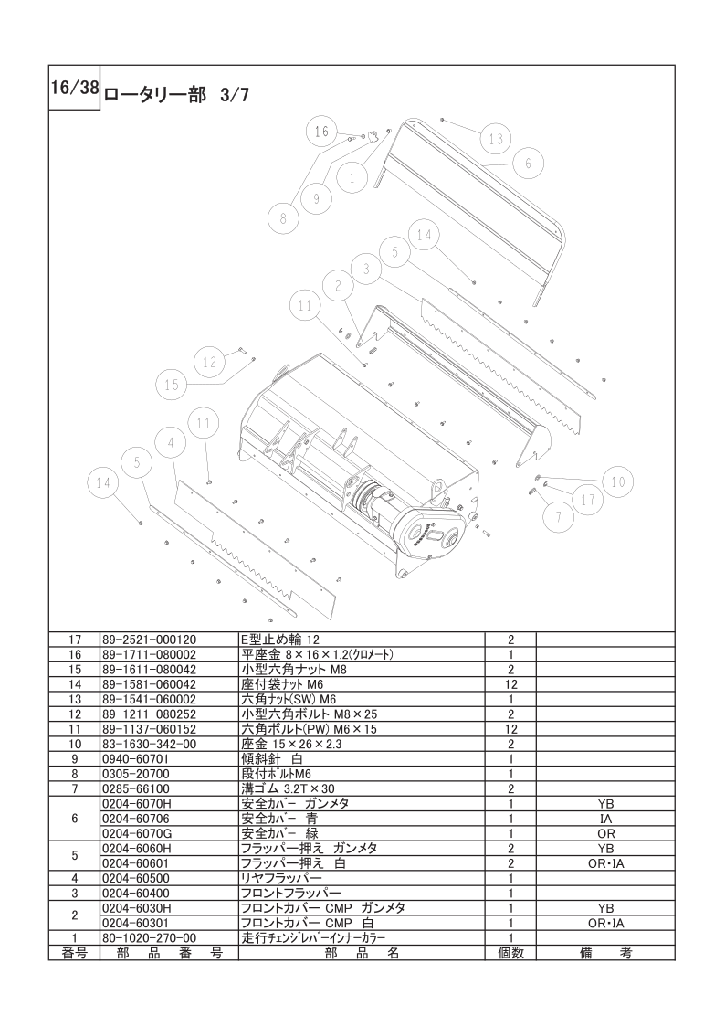 ロータリー部 3/7