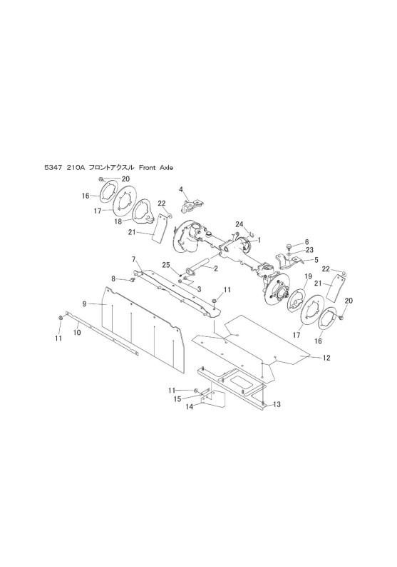 本体 FIG16 フロントアクスル