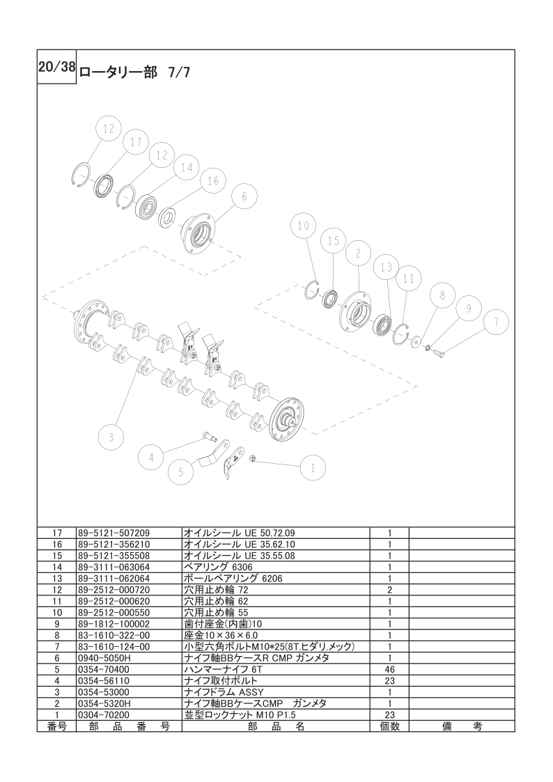 ロータリー部 7/7