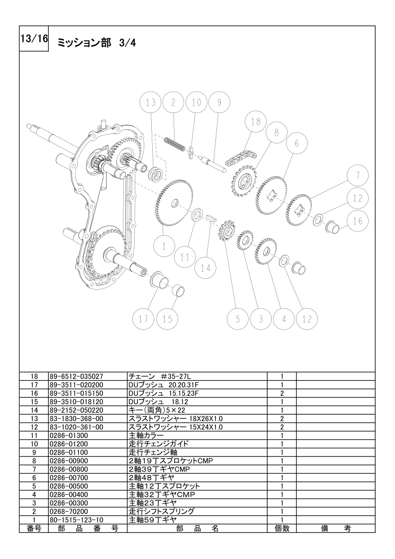 ミッション部 3/4