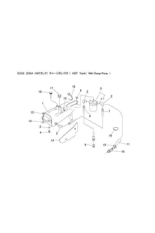 本体 FIG17 HSTタンク(チャージポンプ付)