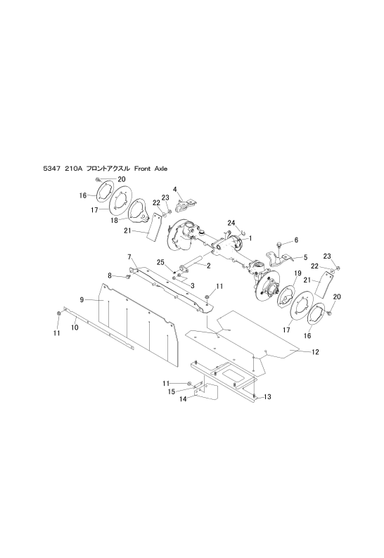 本体 FIG18 フロントアクスル