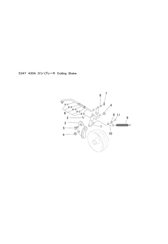 本体 FIG52 刈刃ブレーキ