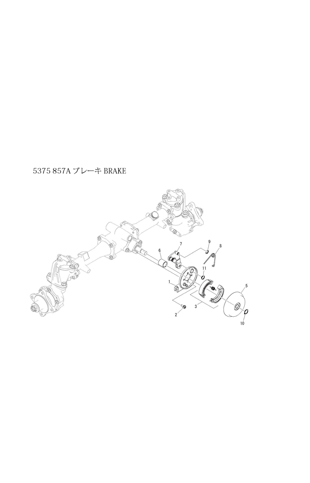 フロントアクスル FIG6 ブレーキ