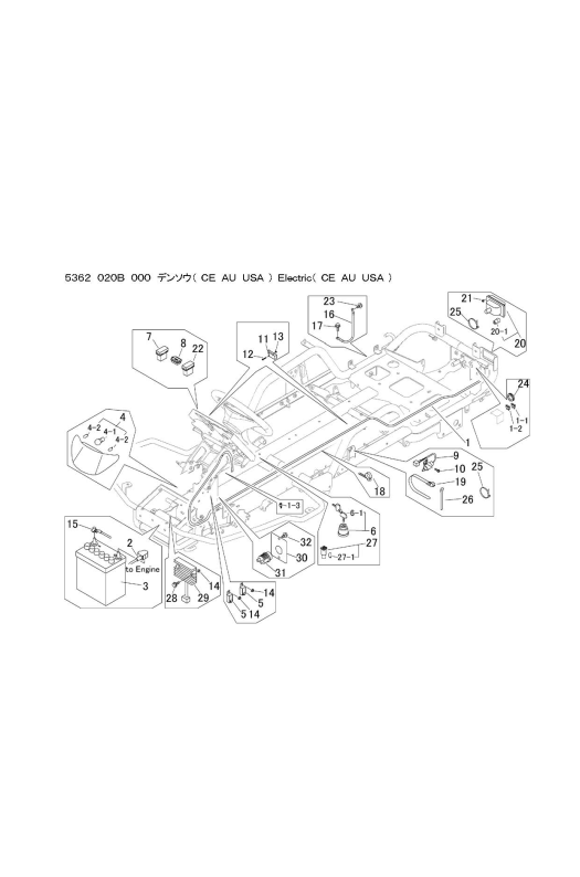 本体 FIG4 電装(CE AU USA)