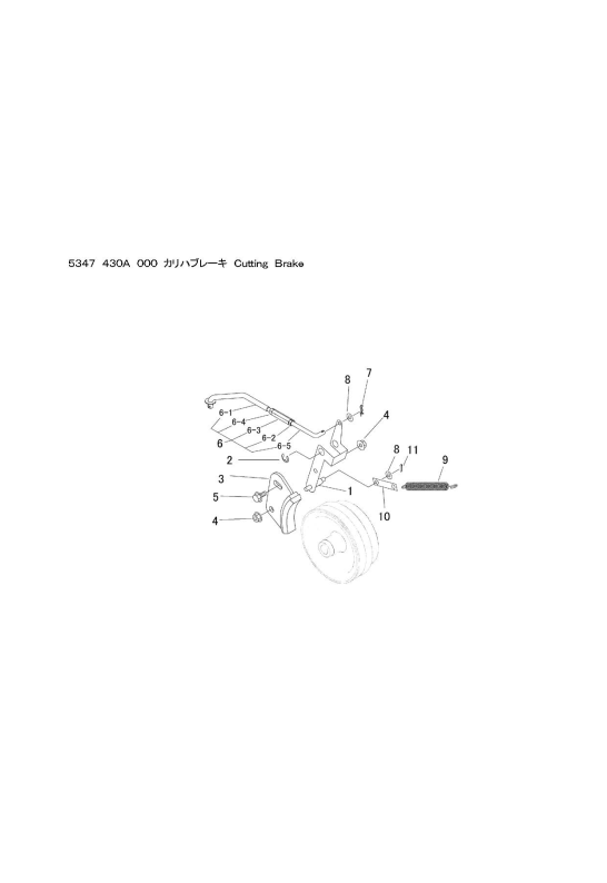 本体 FIG30 刈刃ブレーキ