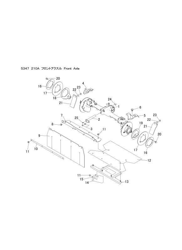 本体 FIG14 フロントアクスル