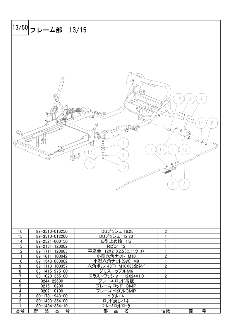 フレーム部 13/15