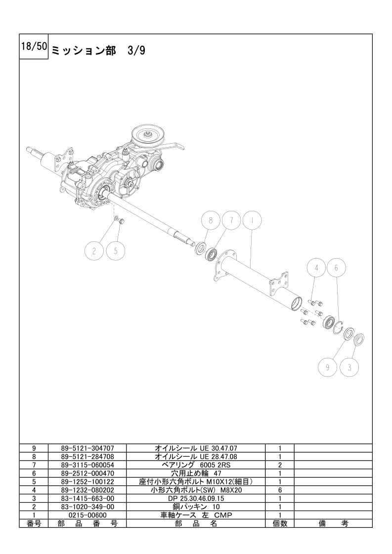 ミッション部 3/9