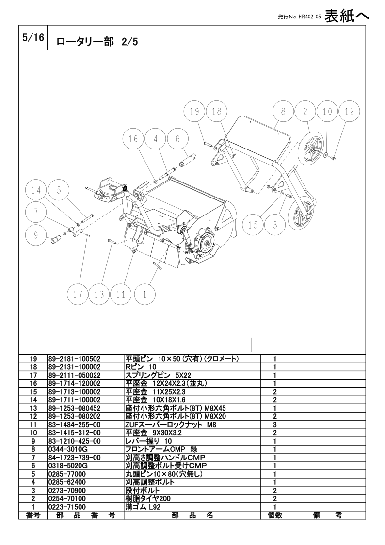 ロータリー部 2/5